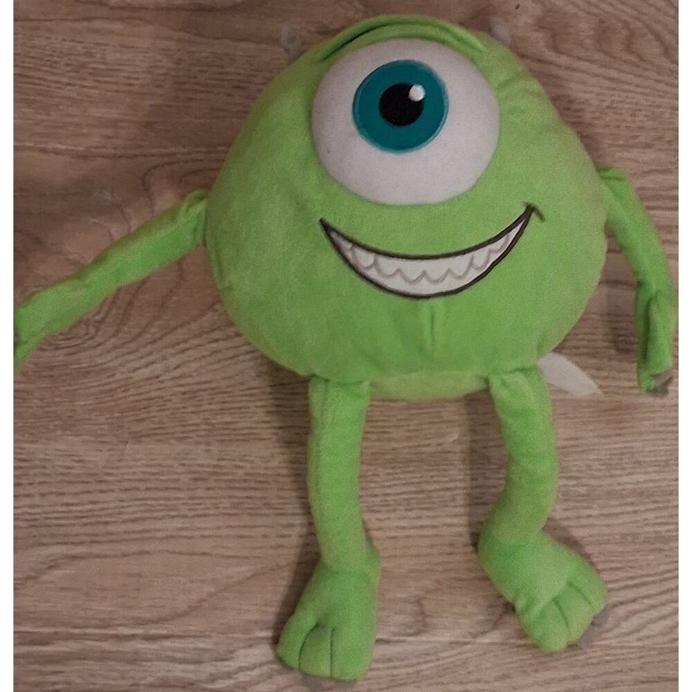 Disney Pixars Monsters Inc Mike Wazowski Plush 12" Stuffed Animal Pre-owned Toys